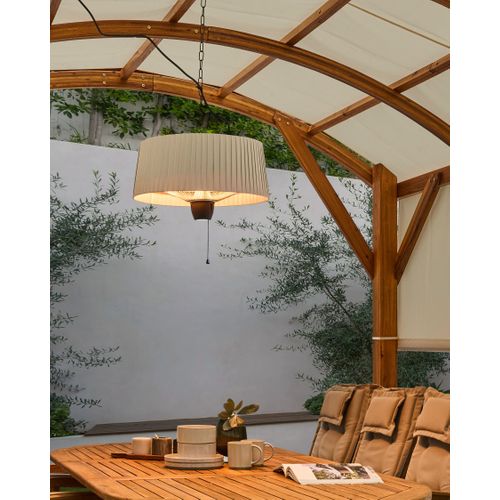 Chauffage De Terrasse Infrarouge Suspendu Ascea 1500 W Gris Clair