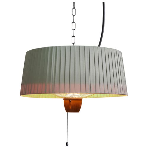 Chauffage De Terrasse Infrarouge Suspendu Ascea 1500 W Gris Clair