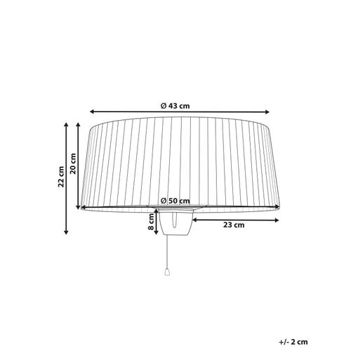 Chauffage De Terrasse Infrarouge Suspendu Ascea 1500 W Gris Clair