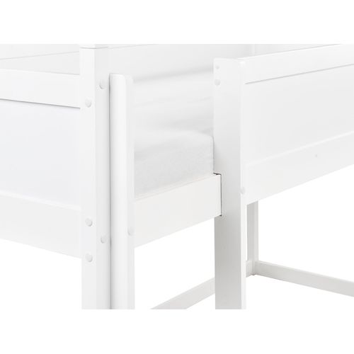 Lit à Mit-hauteur Maison Bois De Pin Dienne 90 X 200 Cm Blanc