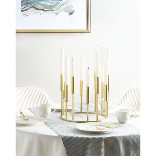Bougeoir Trafaria Métal 26 Cm Doré