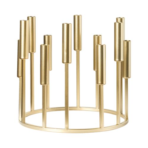Bougeoir Trafaria Métal 26 Cm Doré