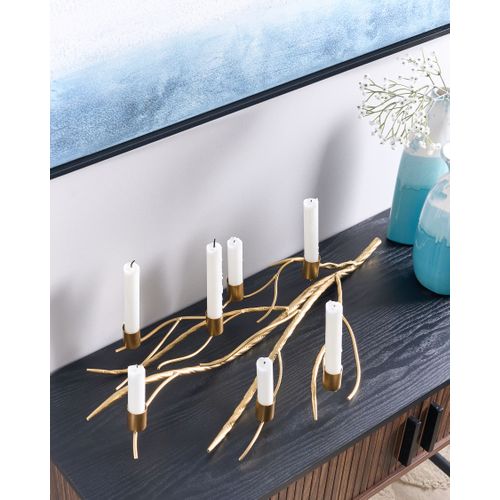 Bougeoir Arrentela Métal 10 Cm Doré