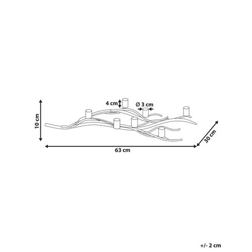 Bougeoir Arrentela Métal 10 Cm Doré