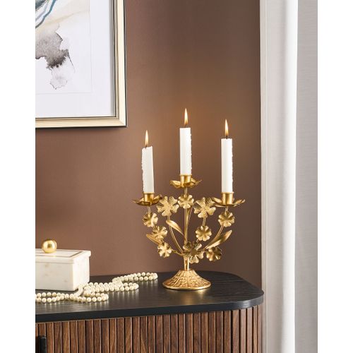 Bougeoir Ramada Métal 25 Cm Doré