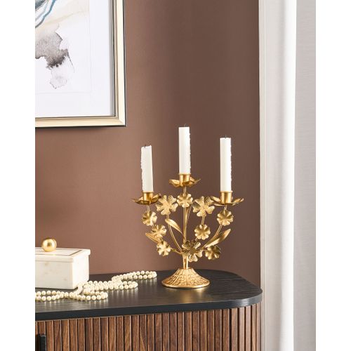 Bougeoir Ramada Métal 25 Cm Doré