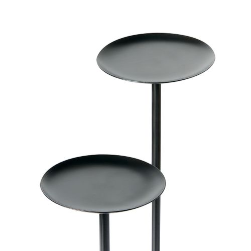 Bougeoir Lamego Métal 23 Cm Noir