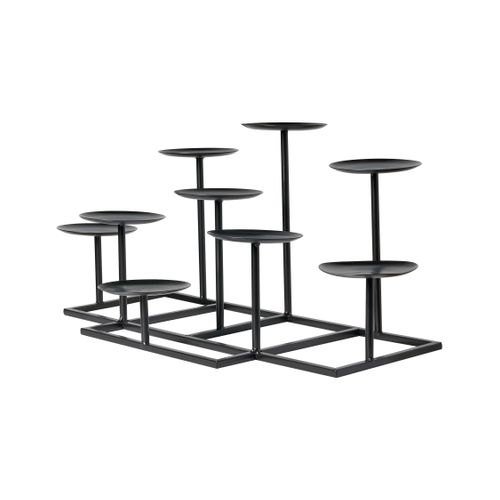 Bougeoir Lamego Métal 23 Cm Noir