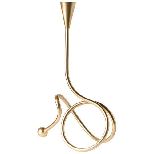 Bougeoir Arouca Métal 40 Cm Doré