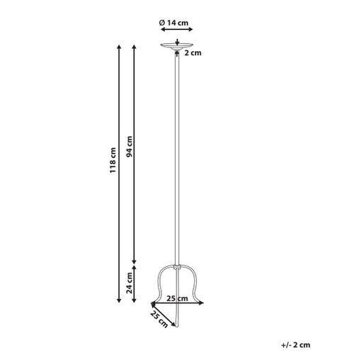 Bougeoir Almada Métal 118 Cm Noir