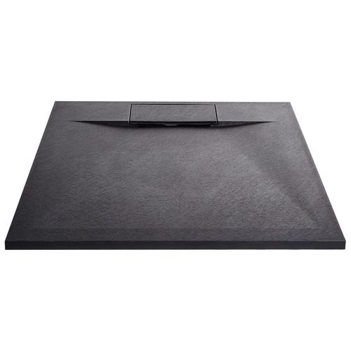 Bac De Douche Azzurro 80 X 80 X 3 Cm Noir