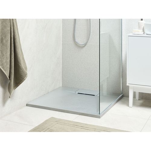 Bac De Douche Azzurro 80 X 80 X 3 Cm Gris