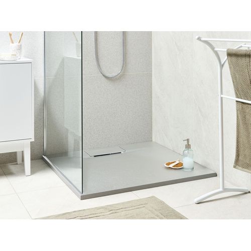 Bac De Douche Azzurro 90 X 90 X 3 Cm Gris