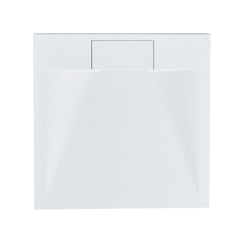 Bac De Douche Azzurro 80 X 80 X 3 Cm Blanc