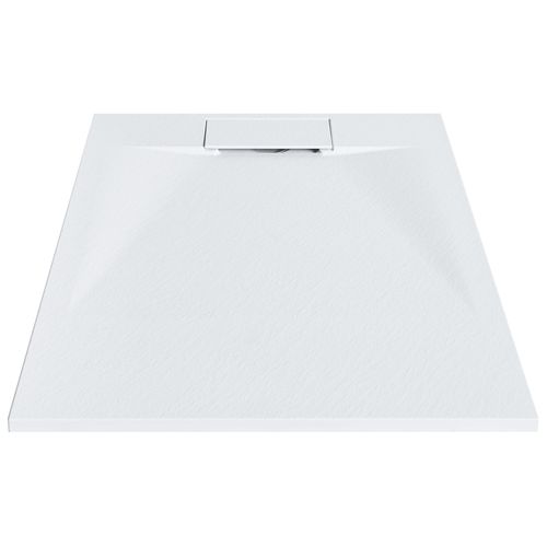 Bac De Douche Azzurro 80 X 100 X 3 Cm Blanc