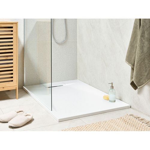 Bac De Douche Azzurro 80 X 120 X 3 Cm Blanc