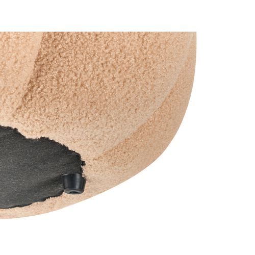 Pouf Beaufort Bouclé Marron Clair