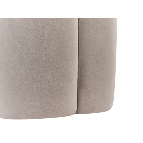 Pouf Tappen Velours Taupe