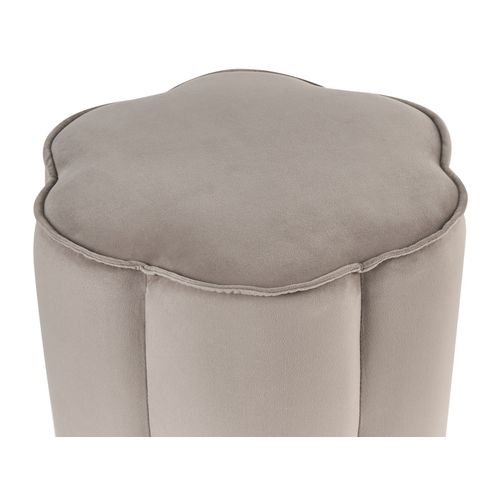 Pouf Tappen Velours Taupe
