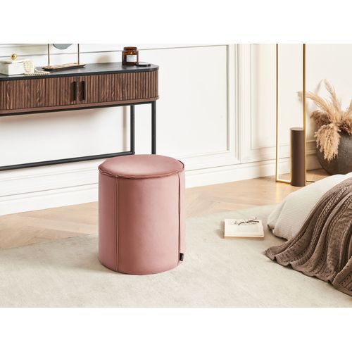 Pouf Sedona Velours Rose
