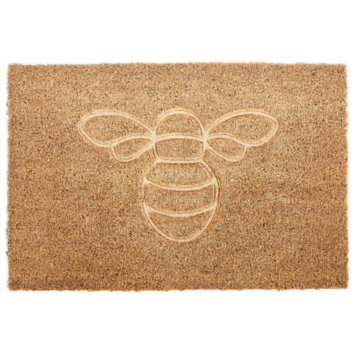 Paillasson Cavite Naturel 40 X 60 Cm Abeille Fibre De Coco