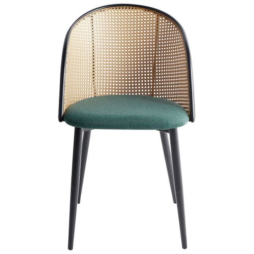 Lot De 2 Chaises De Salle à Manger Cornell Métal Vert