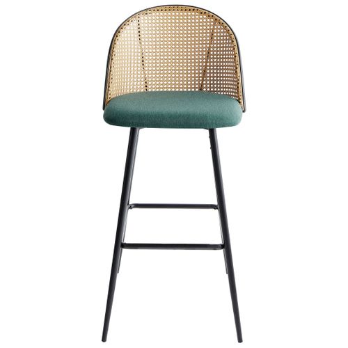 Lot De 2 Chaises De Bar Cornell Métal Vert