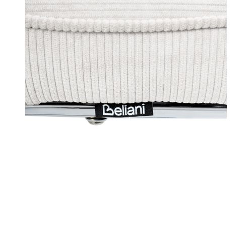 Lot De 2 Chaises De Salle à Manger Irwin Velours Côtelé Blanc Cassé