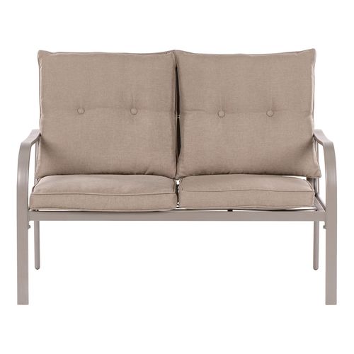 Ensemble De Salon De Jardin Avec Table 4 Places Mestrino Métal Beige