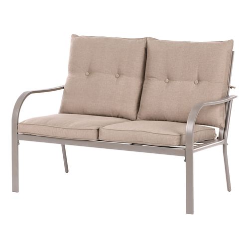 Ensemble De Salon De Jardin Avec Table 4 Places Mestrino Métal Beige