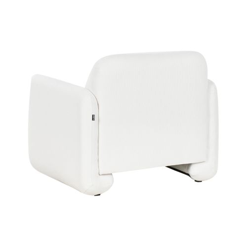 Fauteuil Saland Tissu Blanc