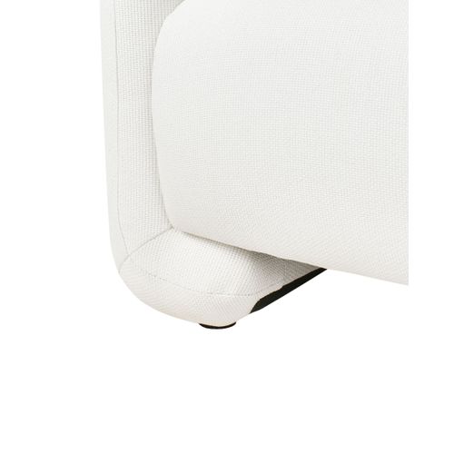 Fauteuil Saland Tissu Blanc