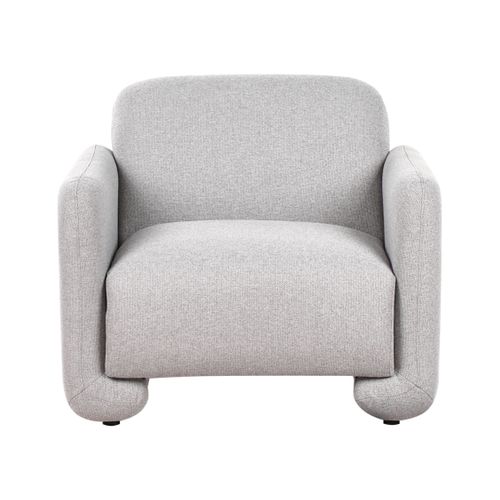 Fauteuil Saland Tissu Gris