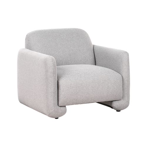 Fauteuil Saland Tissu Gris