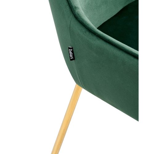 Lot De 2 Chaises De Salle à Manger Loverna Velours Vert