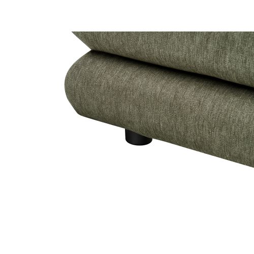 Lit Avec Sommier Lin Synthétique Lavardens 160 X 200 Cm Vert Foncé