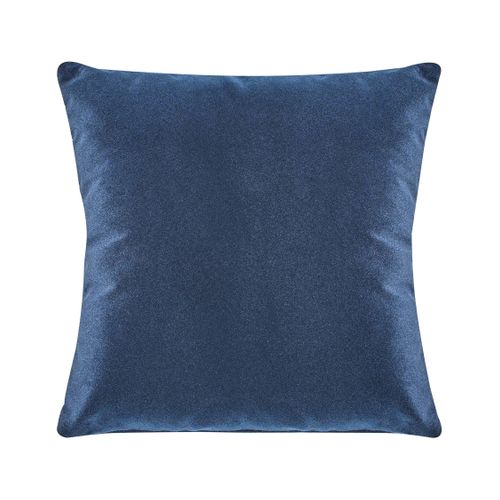 Fauteuil Luvos Velours Bleu Foncé