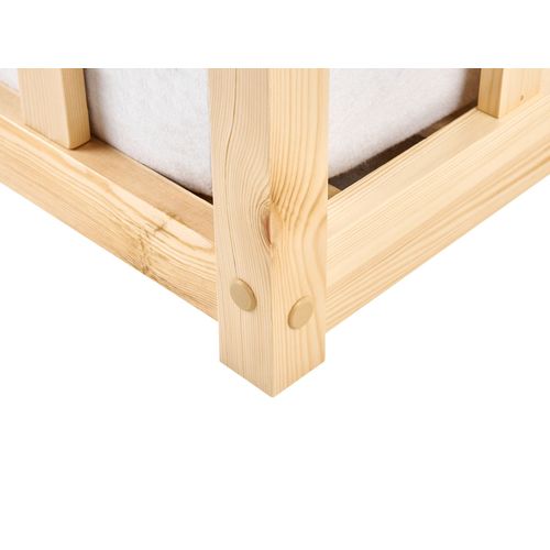 Lit D'enfant Bois De Pin Meymac 90 X 200 Cm Marron Clair