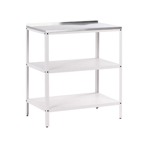 Cuisine D'extérieur 3 Pièces Vilama Métal Blanc