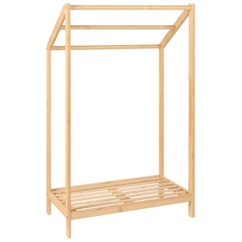 Porte-serviettes Avec Étagère Yungas Bambou Marron Clair