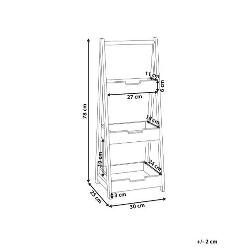 Meuble De Rangement Alerce Bambou Marron Clair