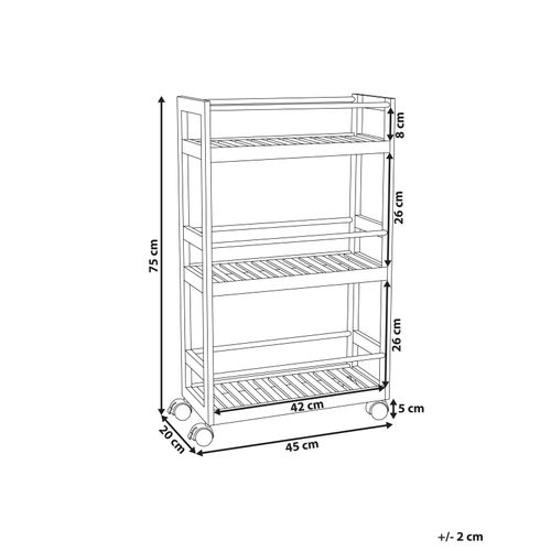 Meuble De Rangement Quintay Bambou Marron Clair