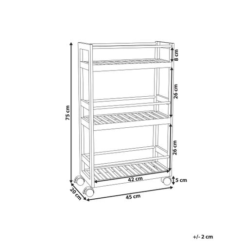 Meuble De Rangement Quintay Bambou Marron Clair
