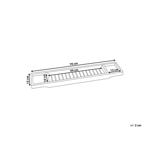 Plateau De Salle De Bain Cauca Bambou Marron Clair