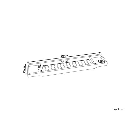 Plateau De Salle De Bain Cauca Bambou Marron Clair