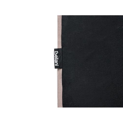 Lit à Eau Velours Vincennes 180 X 200 Cm Taupe