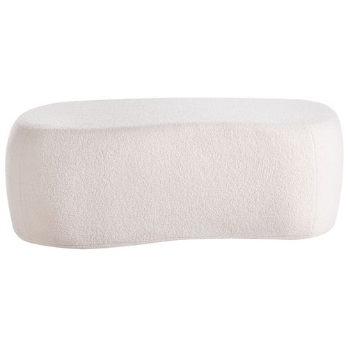 Pouf Bayard Bouclé Blanc Cassé
