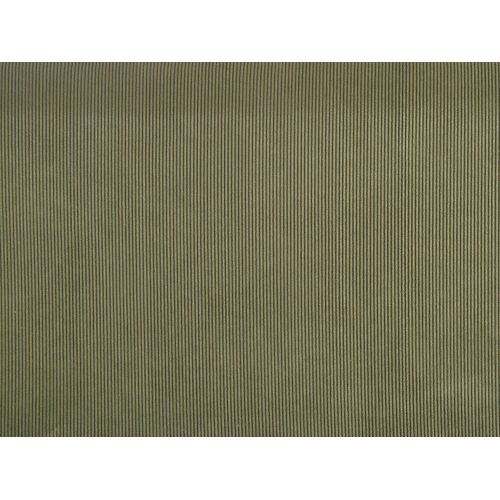 Pouf Vinita Velours Côtelé Vert Foncé