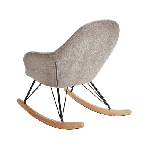 Fauteuil à Bascule Skale Tissu Taupe