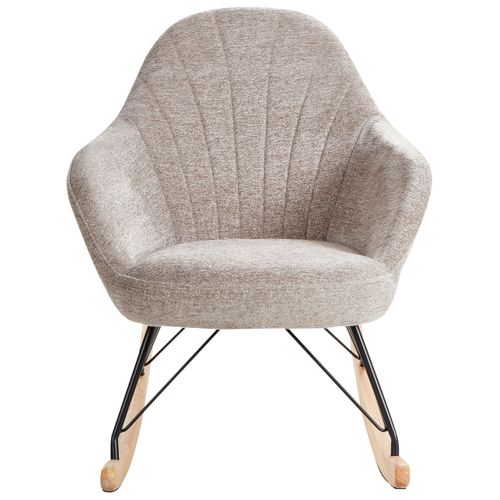 Fauteuil à Bascule Skale Tissu Taupe